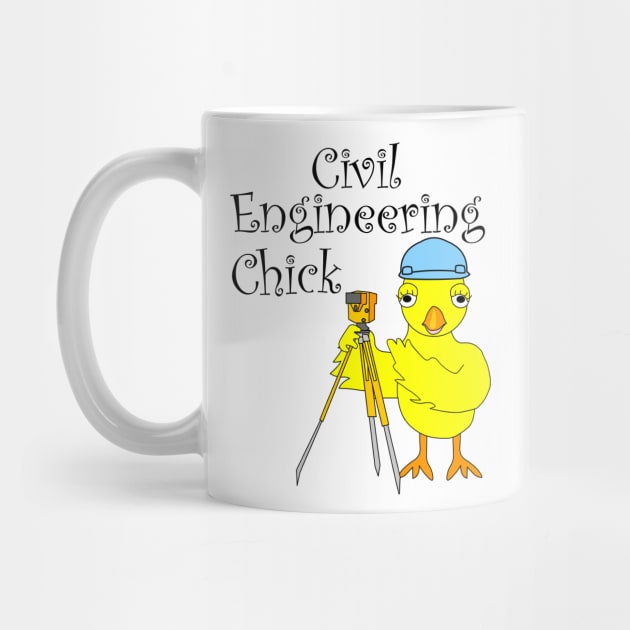 Civil Engineering Chick by Barthol Graphics